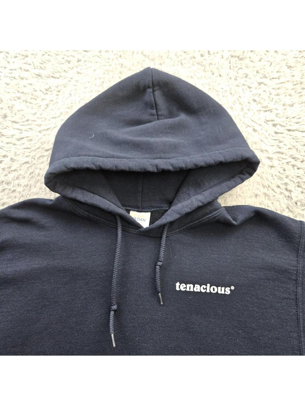 Tenacious D Hoodie Sweatshirt Post Apocalypto Men Small Blue Pullover - Picture 3 of 12